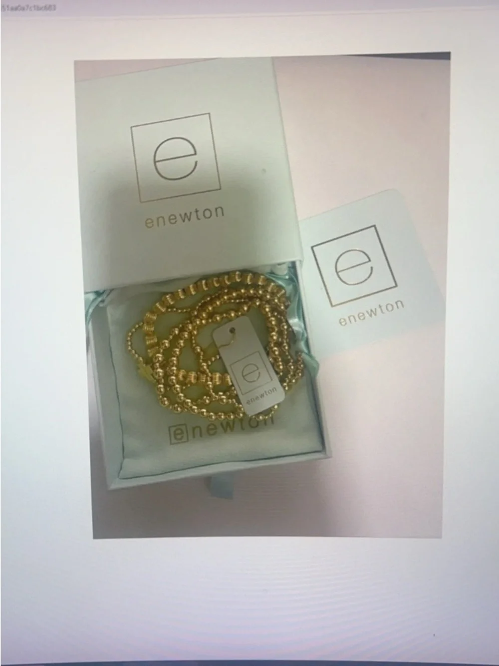 ❤️Newton Gold Beaded Stretch Bracelet Set